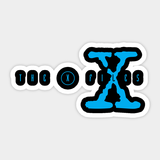 the x files Sticker by w.d.roswell